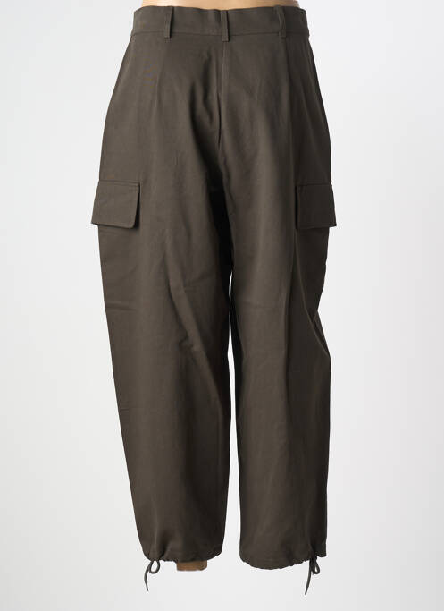 Pantalon cargo poches taille normale vert ARTLOVE femme
