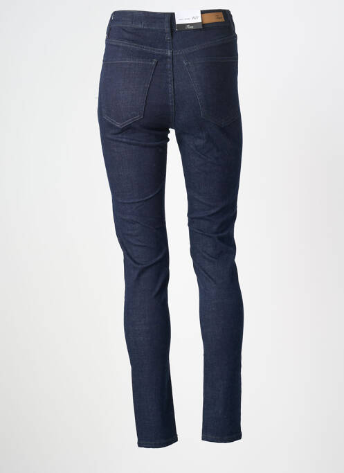 Jeans skinny tissage brut taille normale bleu F.A.M. femme