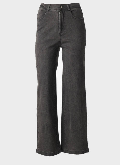 Jeans coupe droite taille normale taille normale gris EMILIE.K femme