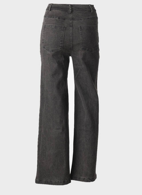 Jeans coupe droite taille normale taille normale gris EMILIE.K femme