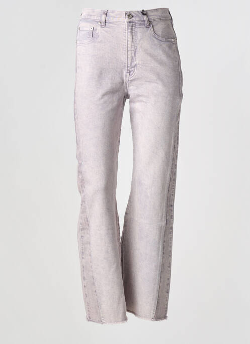 Jeans coupe droite taille normale taille normale rose NVY DENIM femme