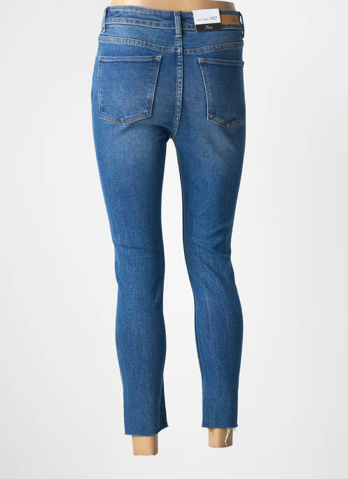 Jeans skinny tissage brut taille normale bleu F.A.M. femme