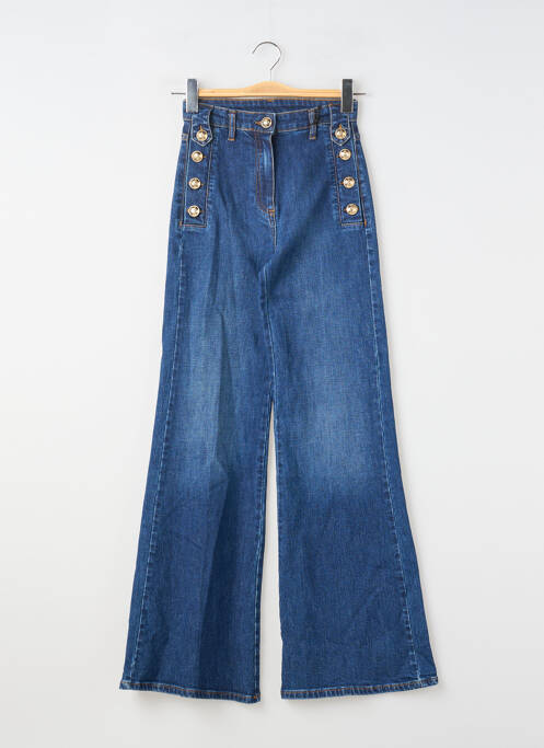 Jeans coupe droite taille normale taille normale bleu MARYLEY femme