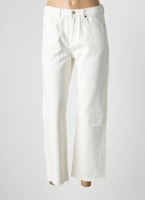 Jeans coupe droite beige ANDY & LUCY femme