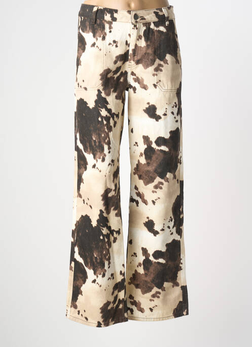 Pantalon droit beige NUMPH femme