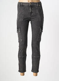 Jeans skinny tissage brut taille normale gris MARYLEY femme