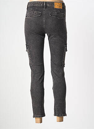 Jeans skinny tissage brut taille normale gris MARYLEY femme