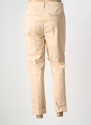 Pantalon chino tissage popeline taille normale beige NUMPH femme