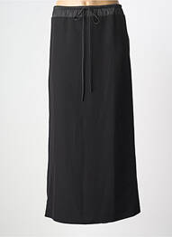 Jupe longue tissage crêpe noir ARTLOVE femme