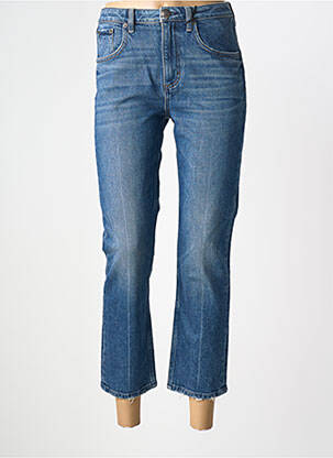 Jeans coupe droite taille normale taille normale bleu NVY DENIM femme