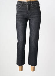 Jeans coupe slim tissage brut taille normale noir NVY DENIM femme