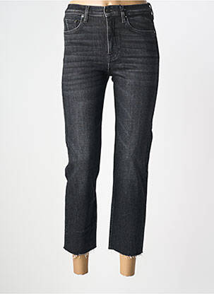 Jeans coupe slim tissage brut taille normale noir NVY DENIM femme
