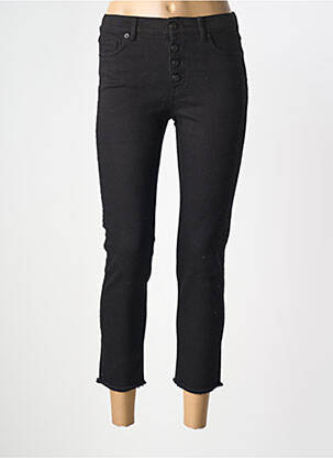 Pantalon 7/8 stretch taille normale noir NVY DENIM femme