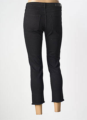 Pantalon 7/8 stretch taille normale noir NVY DENIM femme