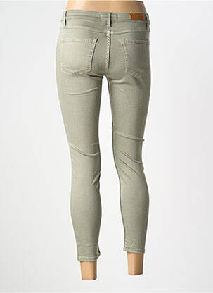 Pantalon 7/8 stretch taille normale vert NVY DENIM femme