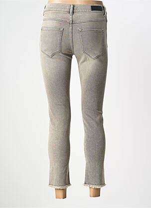 Jeans coupe slim tissage brut taille normale gris NVY DENIM femme