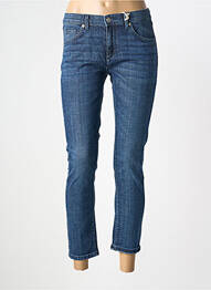 Jeans coupe slim tissage brut taille normale bleu NVY DENIM femme