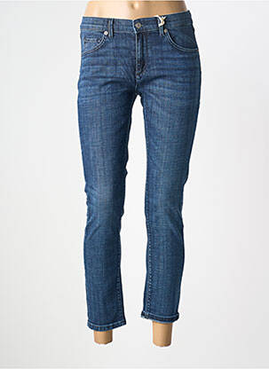 Jeans coupe slim tissage brut taille normale bleu NVY DENIM femme