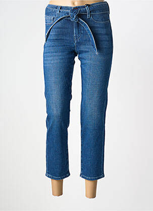 Jeans coupe slim tissage brut taille normale bleu NVY DENIM femme