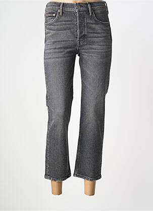 Jeans coupe droite gris NVY DENIM femme