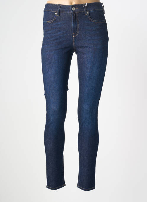 Jeans skinny tissage brut taille normale bleu KANOPE femme