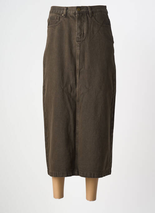 Jupe longue taille normale marron ARTLOVE femme