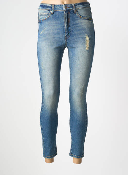 Jeans skinny tissage brut taille normale bleu DR DENIM femme