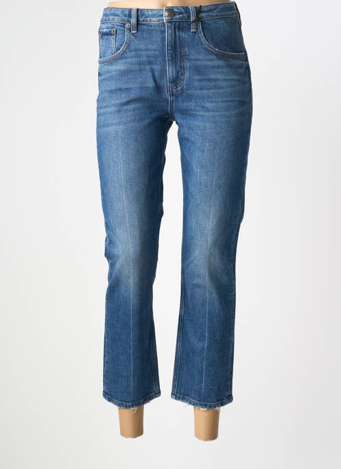 Jeans coupe droite taille normale taille normale bleu NVY DENIM femme