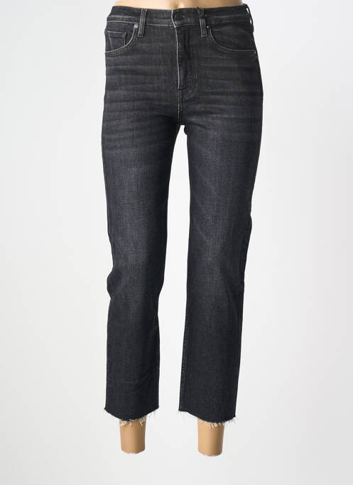 Jeans coupe slim tissage brut taille normale noir NVY DENIM femme