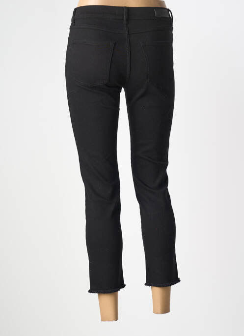 Pantalon 7/8 stretch taille normale noir NVY DENIM femme