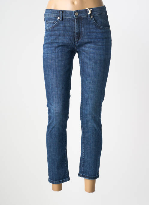 Jeans coupe slim tissage brut taille normale bleu NVY DENIM femme