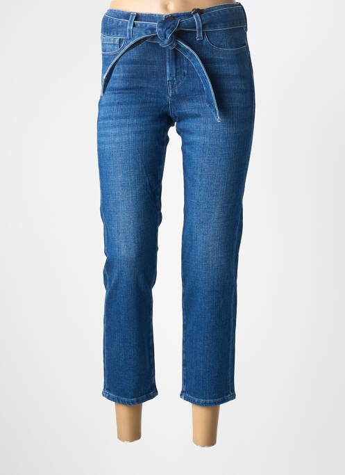 Jeans coupe slim tissage brut taille normale bleu NVY DENIM femme