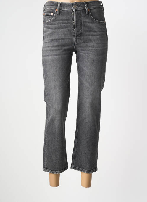 Jeans coupe droite gris NVY DENIM femme