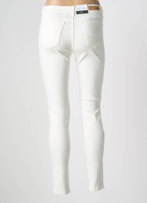 Pantalon slim blanc F.A.M. femme
