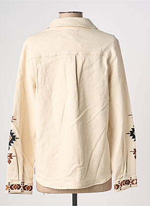 Veste casual coupe droite beige LA PETITE ETOILE femme