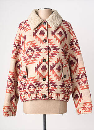 Veste casual poches beige LA PETITE ETOILE femme