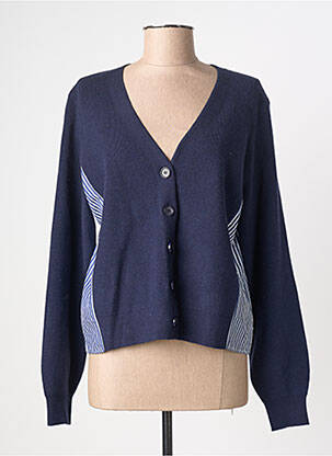 Gilet manches longues stretch bleu NUMPH femme