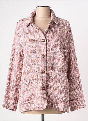 Veste casual coupe droite rose LA PETITE ETOILE femme
