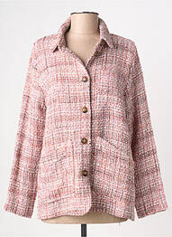Veste casual coupe droite rose LA PETITE ETOILE femme