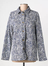 Veste casual finition intérieure doublée bleu LA PETITE ETOILE femme
