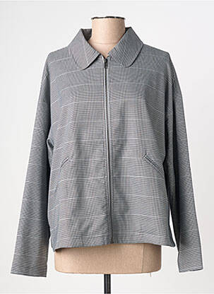Veste casual coupe droite gris LA PETITE ETOILE femme