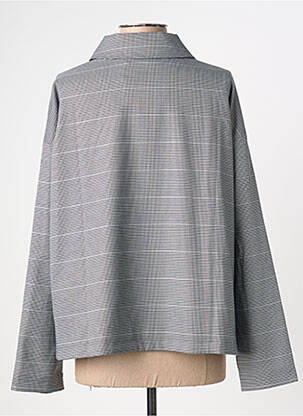 Veste casual coupe droite gris LA PETITE ETOILE femme