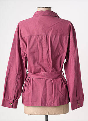 Veste casual poches violet LA PETITE ETOILE femme