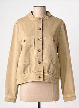 Veste casual col rond beige ARTLOVE femme