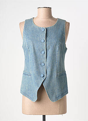 Veste casual col rond bleu NUMPH femme