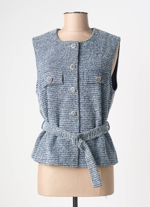 Gilet sans manche bleu LA PETITE ETOILE femme