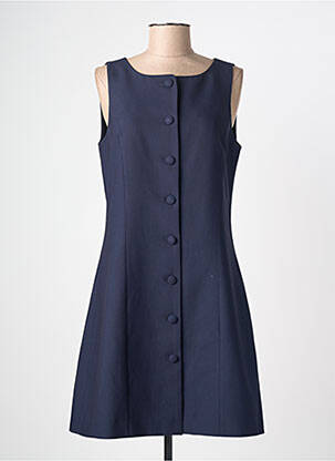 Robe mi-longue sans manche sans manche bleu NUMPH femme