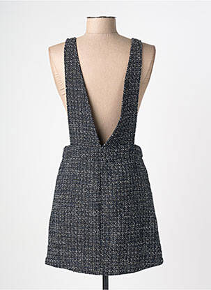 Robe courte coupe cintrée fines bretelles noir LA PETITE ETOILE femme