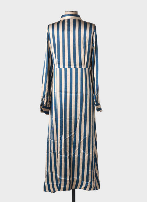 Robe longue manches longues manches longues bleu NUMPH femme