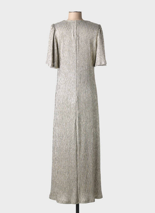 Robe longue manches courtes manches courtes argent NUMPH femme
